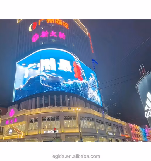 メガネ不要 3D 高精細広告 LED ビデオウォール超高輝度 4K LED 大画面 P6 P8 P10 防水屋外