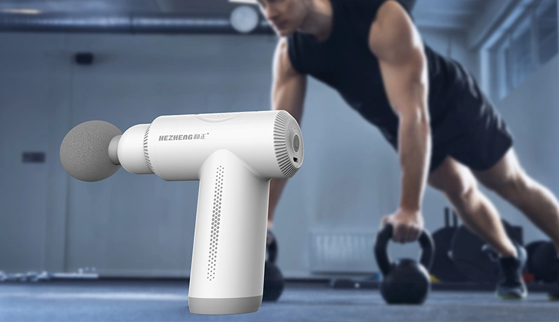 Percussion Massage Gun Deep Tissue Muscle Massage Gun for Athletes with 4 Massage Heads