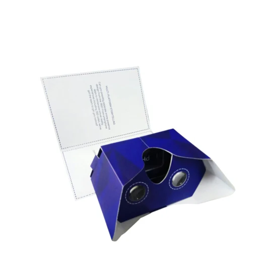 第二世代 2.0 Google 段ボールメガネ段ボール紙 VR メガネ仮想現実 3D 携帯電話マジックミラー