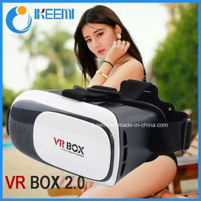 Brille VR OEM Box 2.0 3D バーチャル リアリティ + Bluetooth コントローラー用 VR ヘッドセット